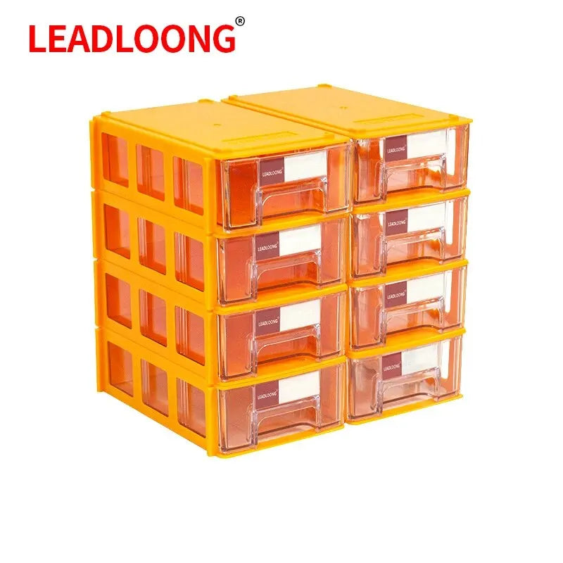 8/16Pcs 14X9X4Cm/5.5X3.5X1.5Inch Screw Parts Crafts Thread Organizer Mini Drawer Home Organization and Storage Bin
