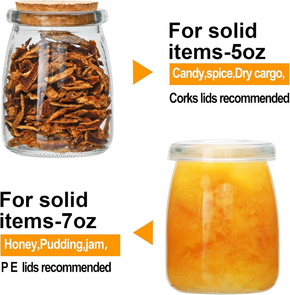 Mini Glass Jars with Cork Lids, Pack of 30, view 4
