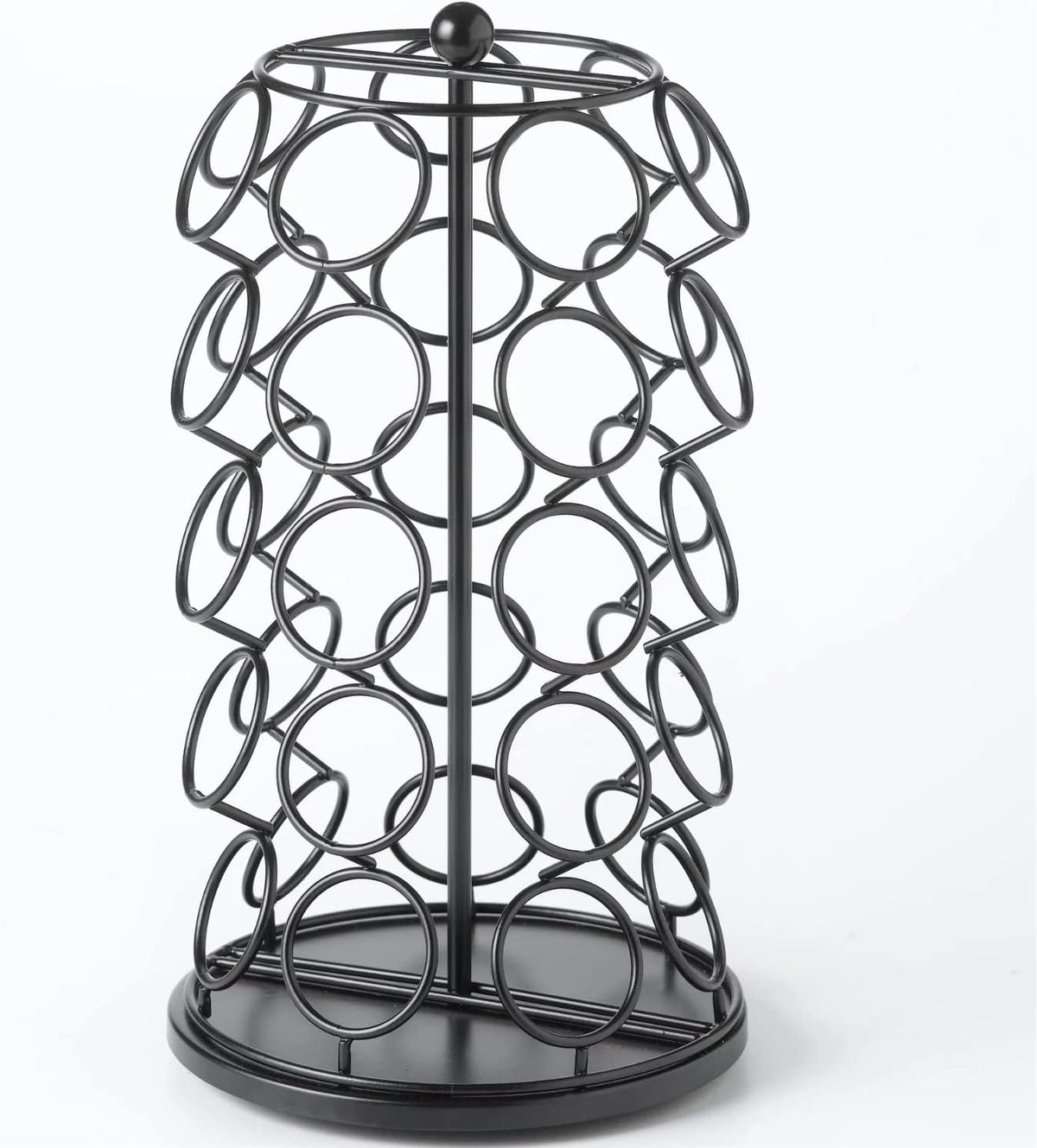 Rotating Coffee Pod Carousel, Holds 35 Pods, Black, view 9