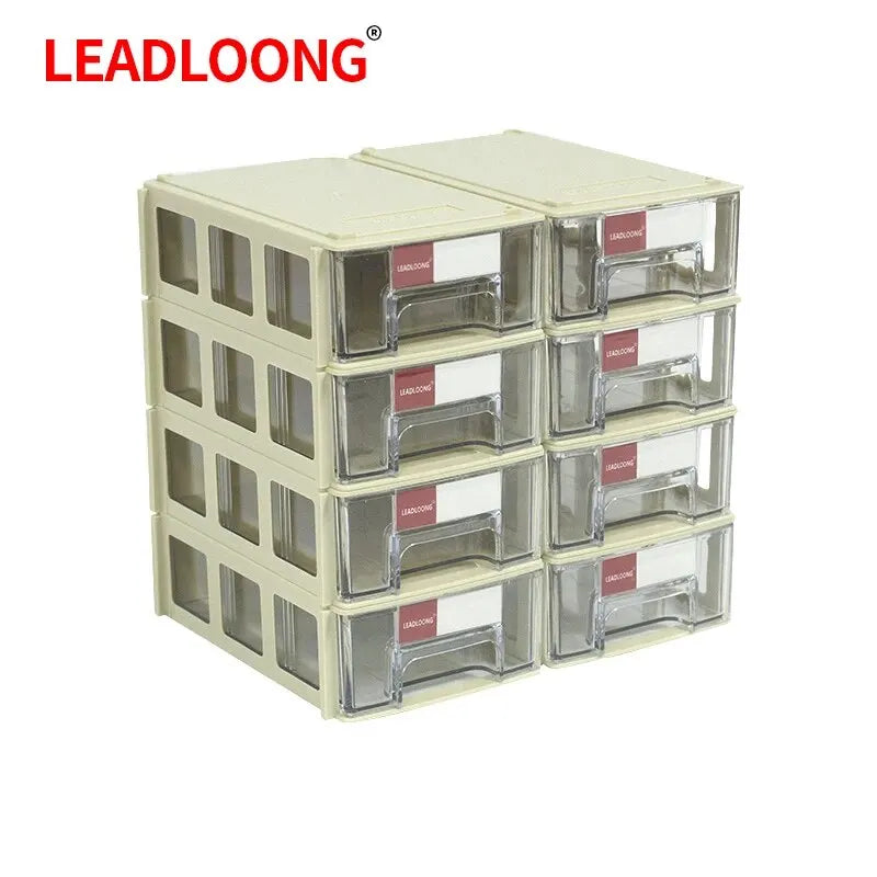 8/16Pcs 14X9X4Cm/5.5X3.5X1.5Inch Screw Parts Crafts Thread Organizer Mini Drawer Home Organization and Storage Bin