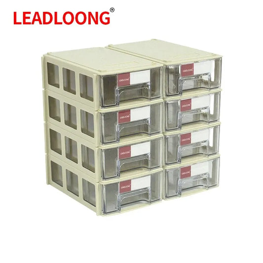 8/16Pcs 14X9X4Cm/5.5X3.5X1.5Inch Screw Parts Crafts Thread Organizer Mini Drawer Home Organization and Storage Bin