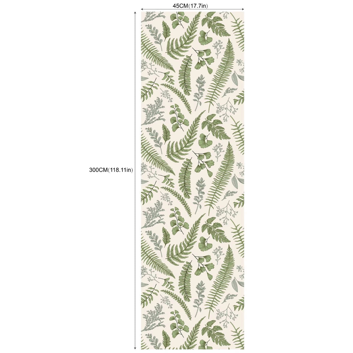 Green Tropical Palm Wallpaper Self Adhesive Rainforest Leaves Wallpaper Jungle Peel & Stick Plant Wallpaper Mural Vinyl Film