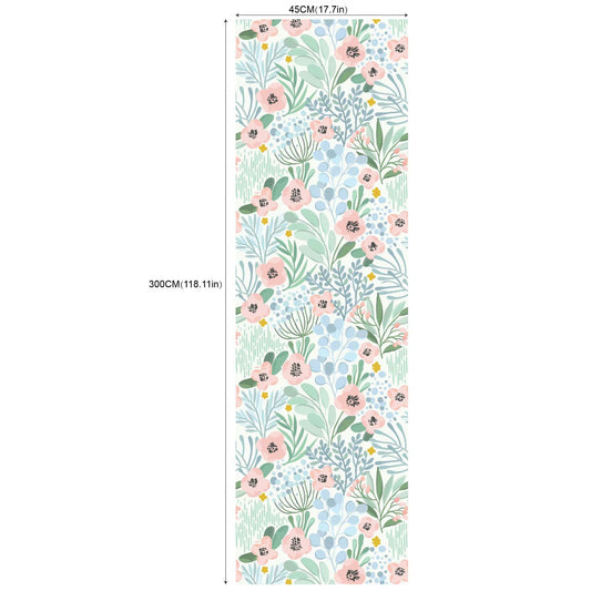 Green Tropical Palm Wallpaper Self Adhesive Rainforest Leaves Wallpaper Jungle Peel & Stick Plant Wallpaper Mural Vinyl Film