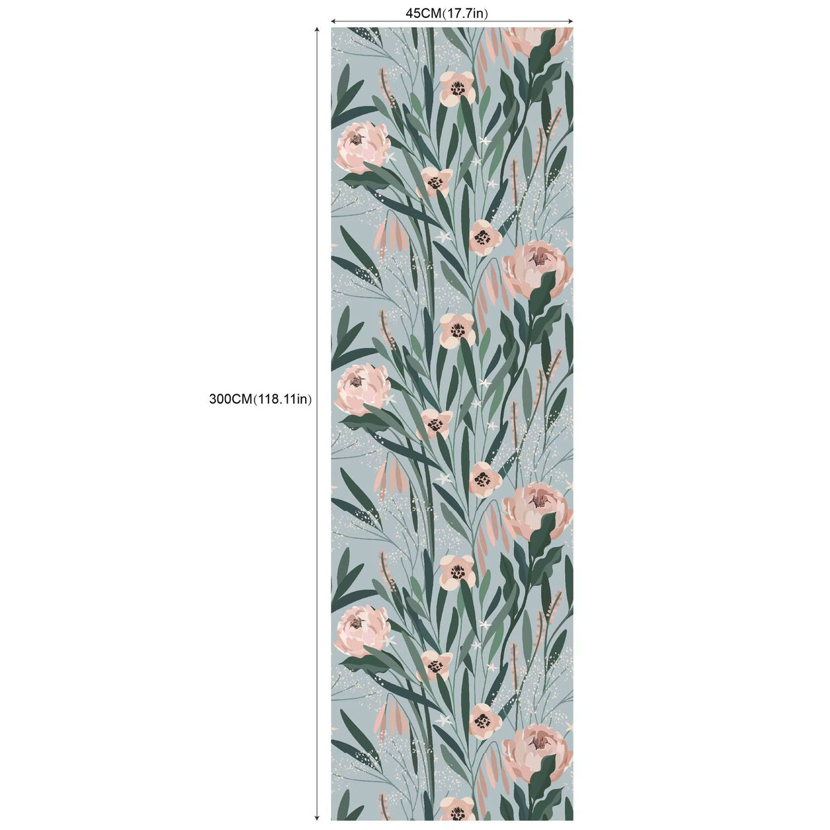 Green Tropical Palm Wallpaper Self Adhesive Rainforest Leaves Wallpaper Jungle Peel & Stick Plant Wallpaper Mural Vinyl Film