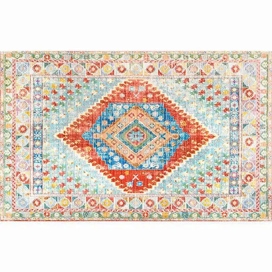 Vintage Moroccan Rug, Used in the Family Living Room Bedroom Bedside Persian Rug Coffee Table Mat Bohemian Carpet Floor Mat