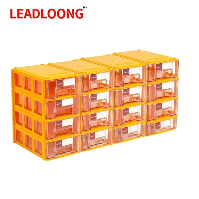 8/16Pcs 14X9X4Cm/5.5X3.5X1.5Inch Screw Parts Crafts Thread Organizer Mini Drawer Home Organization and Storage Bin