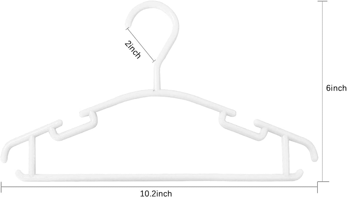 Children's Hangers, Pack of 100, White, view 3