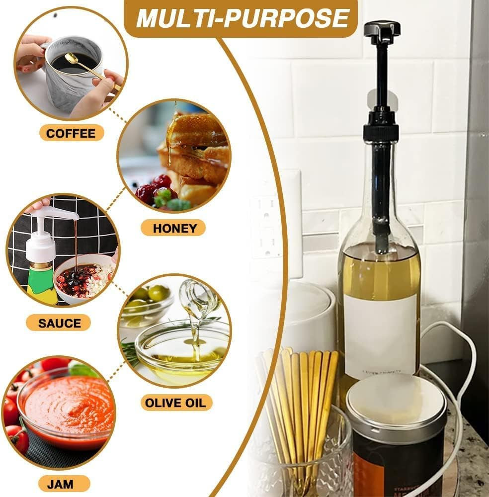 Gold Coffee Syrup Pumps, Set of 10, view 7
