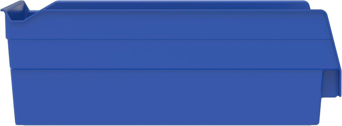 Heavy Duty Shelf Bins, Pack of 12, Blue, view 11