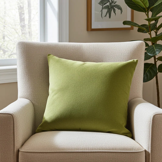 Pistachio Love Green Handmade Luxury Pillow