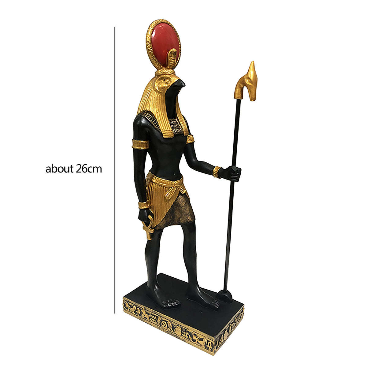 Egyptian Gods Goddess Ornament 1Pc Large Isis Sculpture Adorn for Home Eye of Egypt Furnishing Articles Decorate