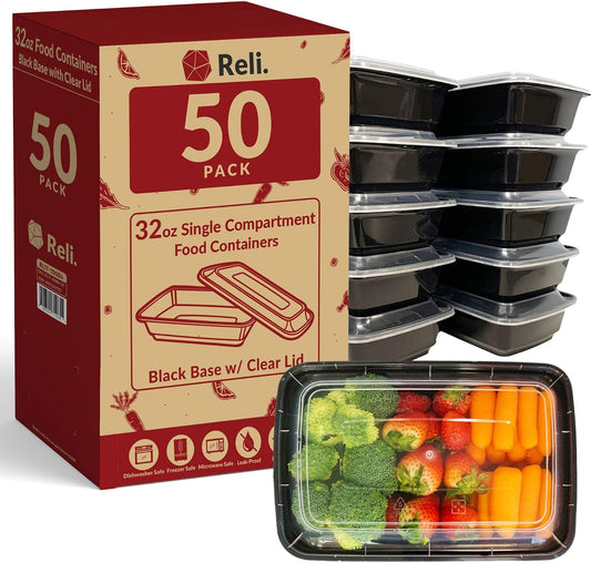 Meal Prep Containers, 950 ml, Pack of 50