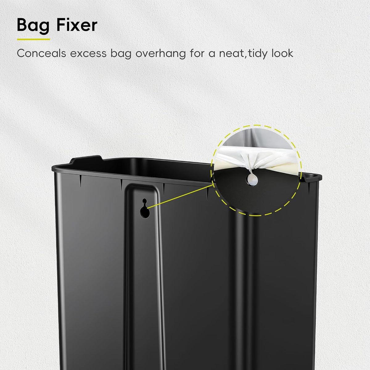 Brushed Steel Pedal Bin, 50 Litre, view 7