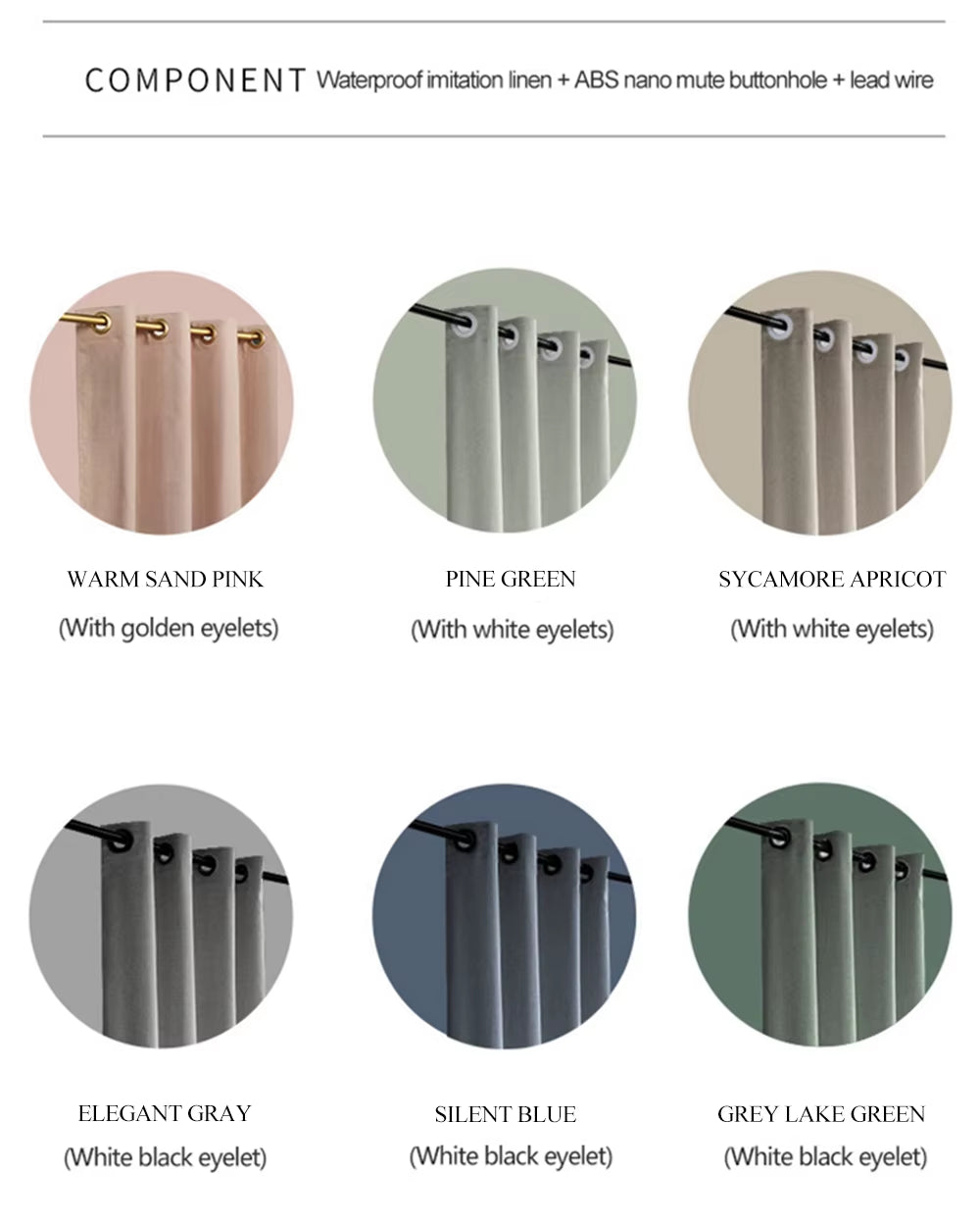 /Roman Hole Shower Curtain Bathroom Accessories Home Quality Waterproof Fabric Customizable Thicken Curtains Home Decor