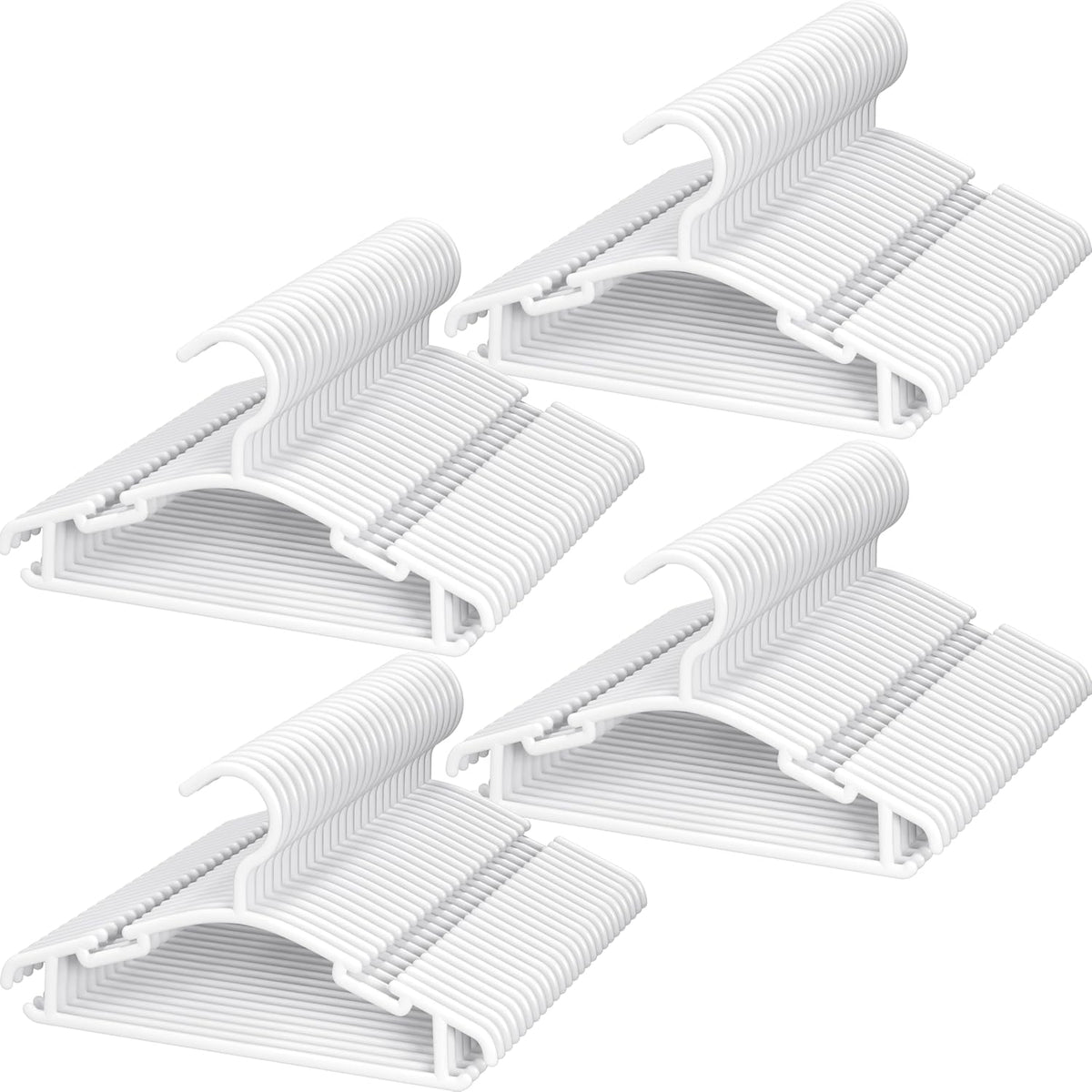 Children's Hangers, Pack of 100, White