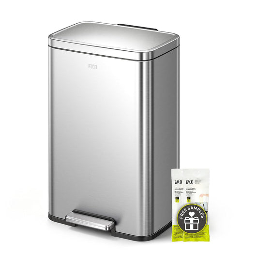 Brushed Steel Pedal Bin, 50 Litre