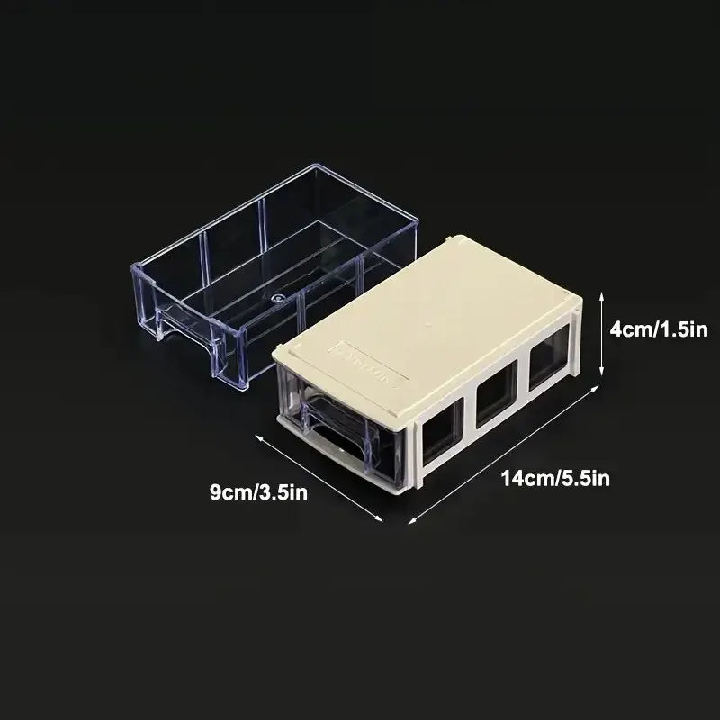 8/16Pcs 14X9X4Cm/5.5X3.5X1.5Inch Screw Parts Crafts Thread Organizer Mini Drawer Home Organization and Storage Bin