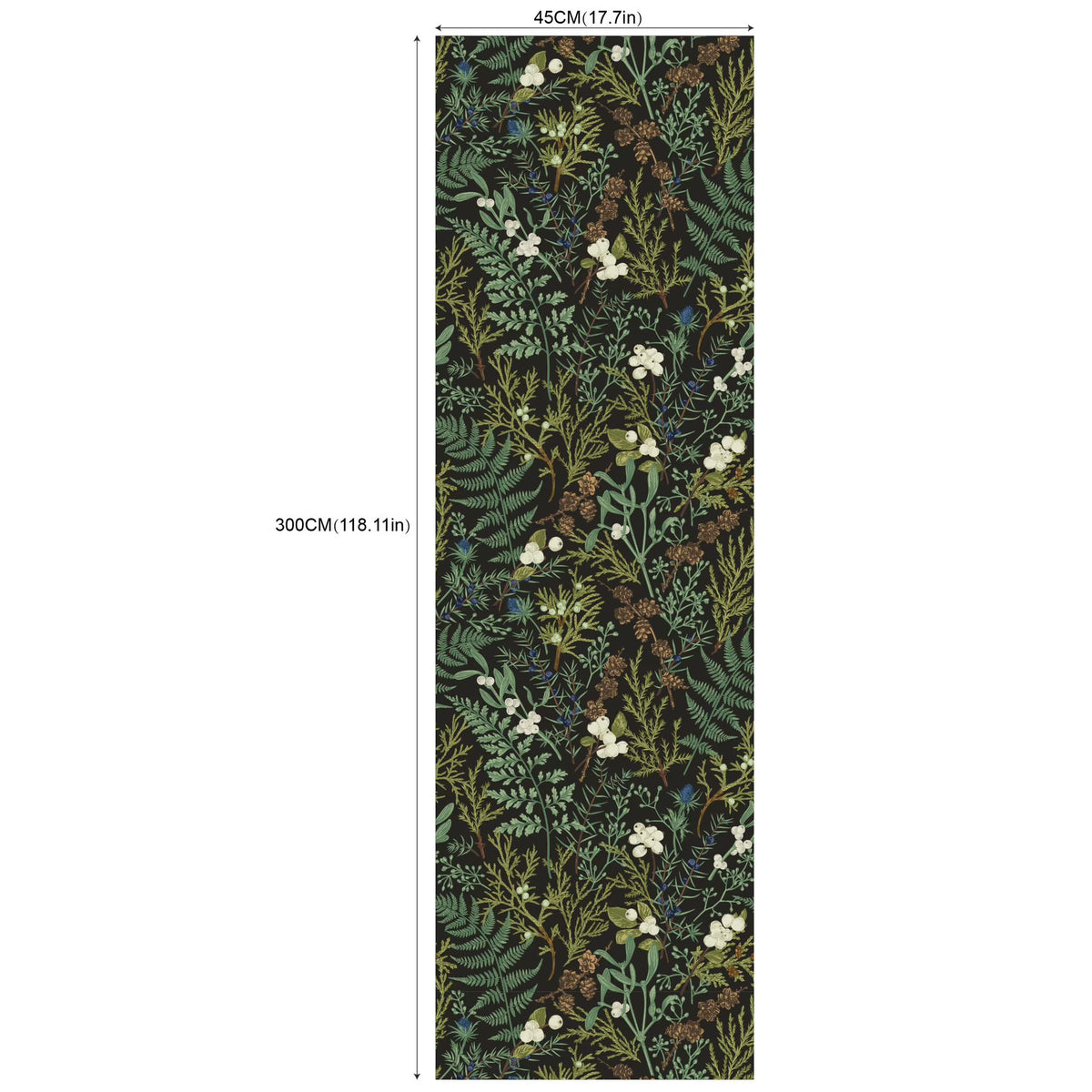 Green Tropical Palm Wallpaper Self Adhesive Rainforest Leaves Wallpaper Jungle Peel & Stick Plant Wallpaper Mural Vinyl Film