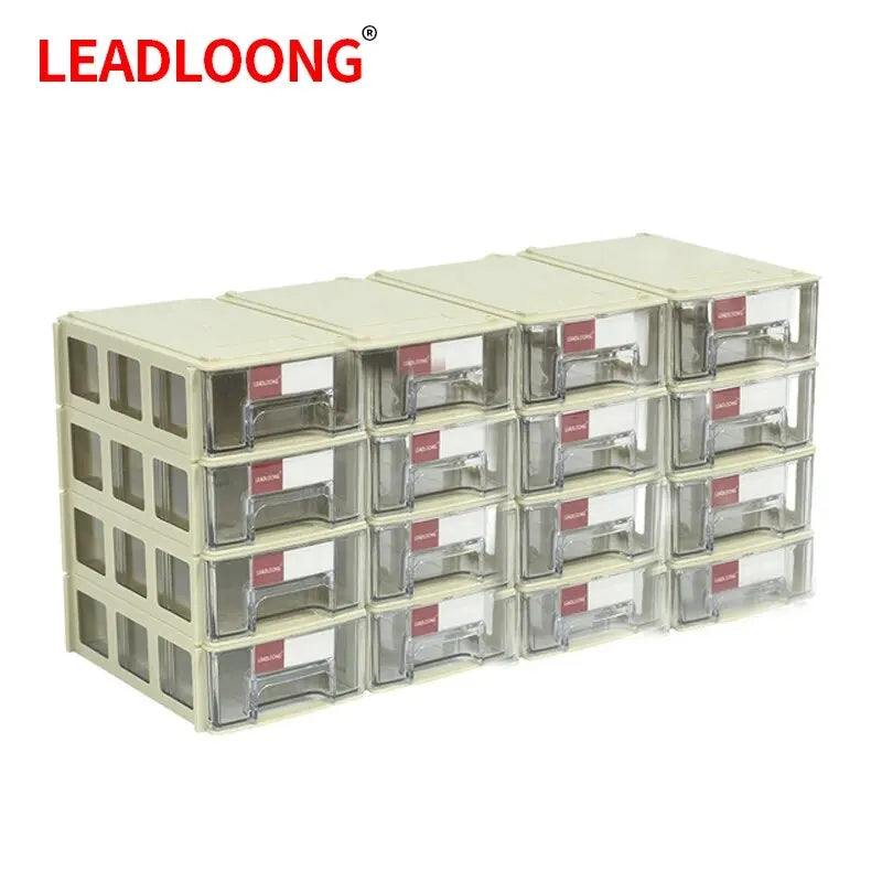 8/16Pcs 14X9X4Cm/5.5X3.5X1.5Inch Screw Parts Crafts Thread Organizer Mini Drawer Home Organization and Storage Bin