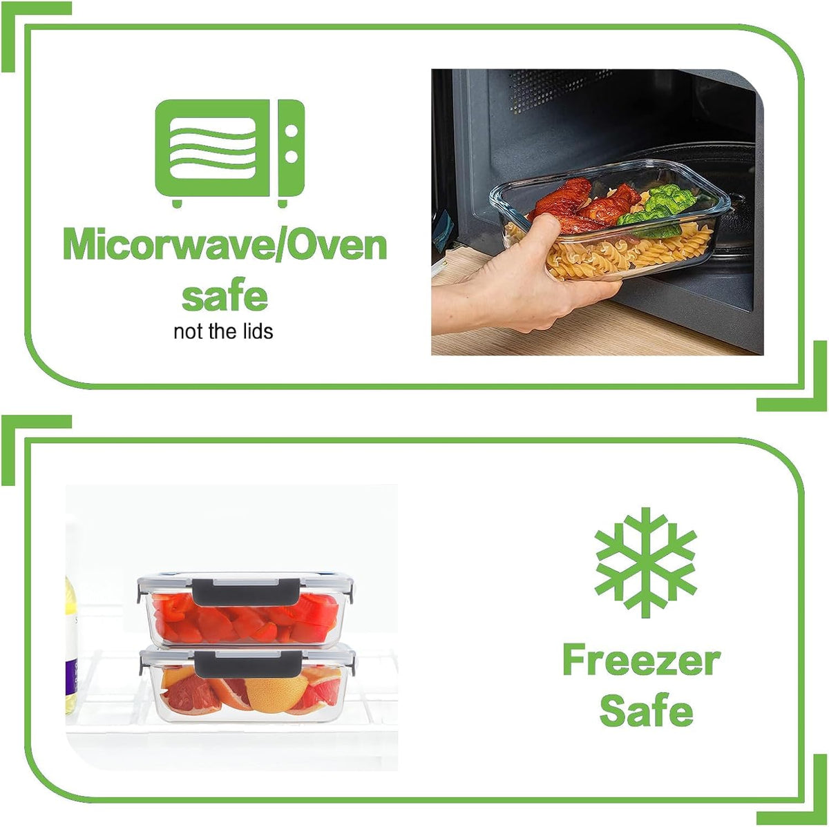 Glass Food Storage Containers, 24 Piece Set, view 4